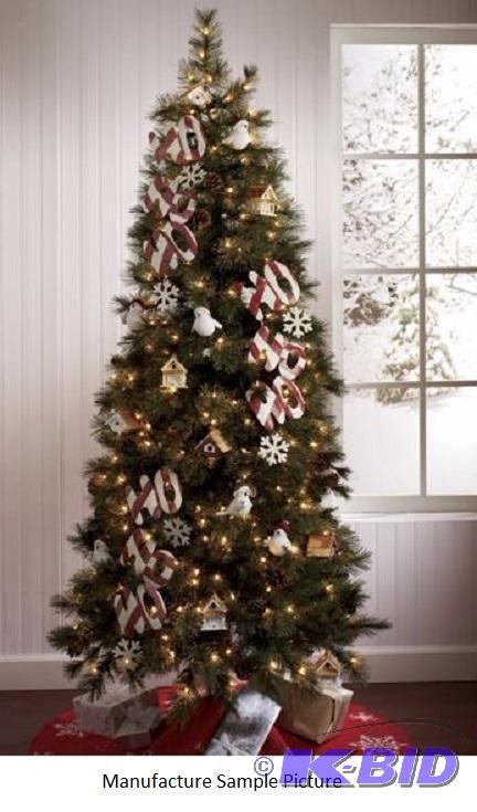 lot 85 image: 6.5 Prelit Lincoln Cashmere Christmas Tree -...