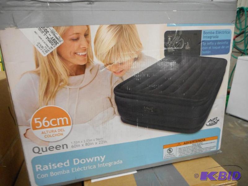 Queen Raised Downy Air Bed