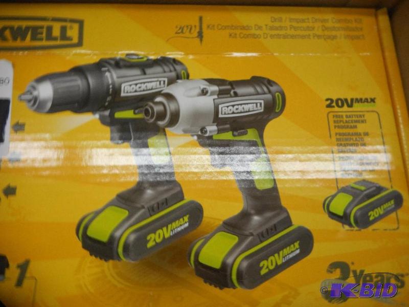 20 Volt Lithium Drill and Impact Drill