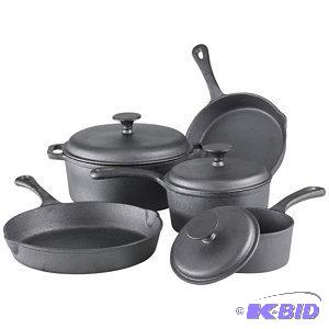 Chefs Mark 8-Pc. Cast Iron Cookware Set
