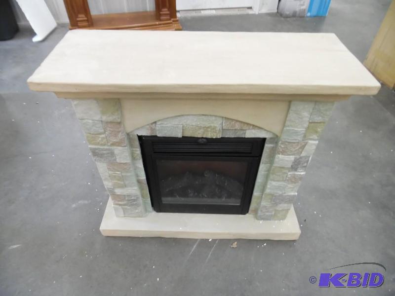 Cypress Electric Fireplace
