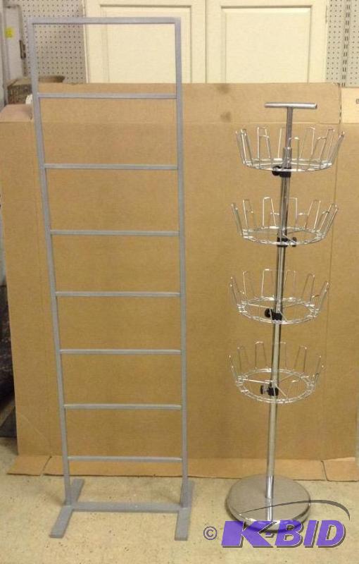lot 109 image: 2 Metal Retail Display Racks