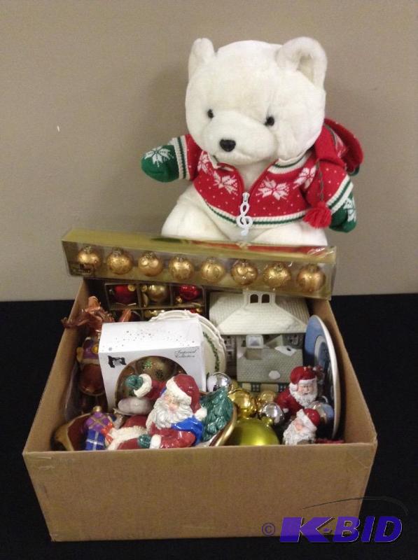lot 129 image: Christmas Decor and Ornaments