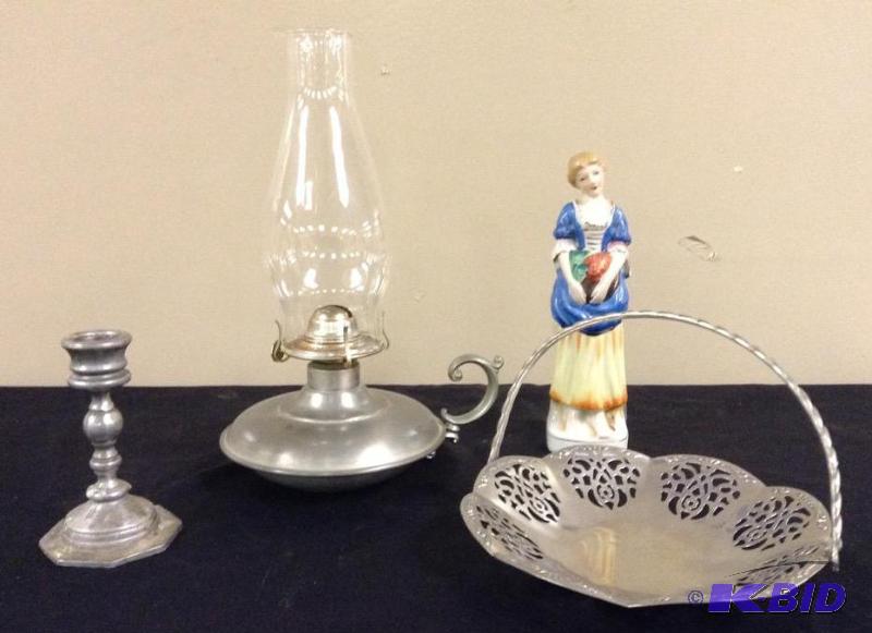 lot 190 image: Collectible Lot with Pewter and more