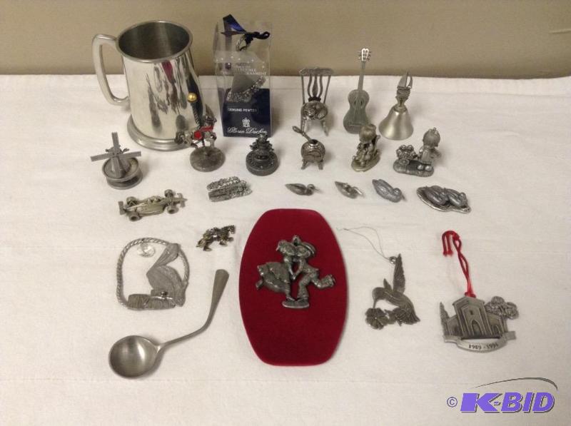 lot 71 image: Collection Pewter Collectibles