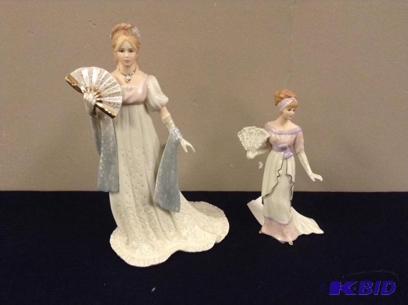lot 78 image: Lenox Ivory Gala & Glamorous Entrance Figurines