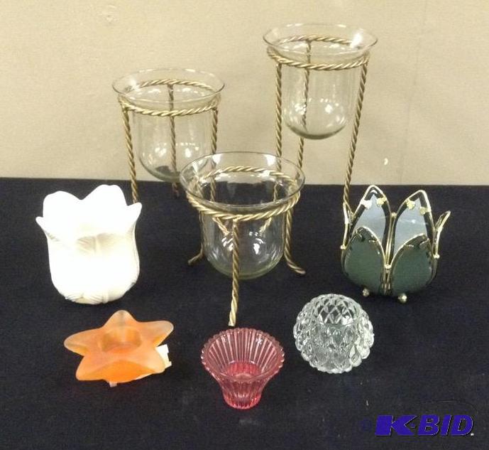 lot 85 image: Decorative Candle Holders