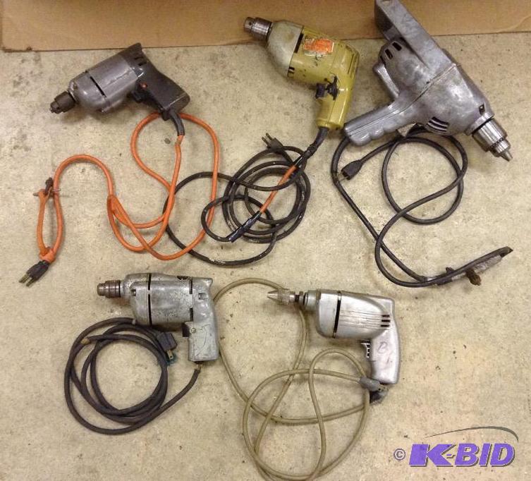 lot 14 image: Assorted Vintage Drills