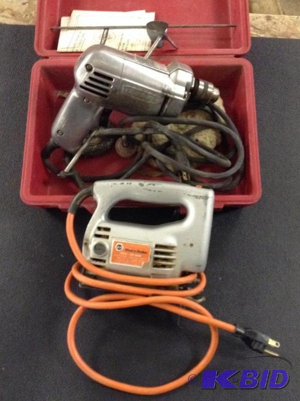 lot 55 image: Vintage Drill and Jig Saw