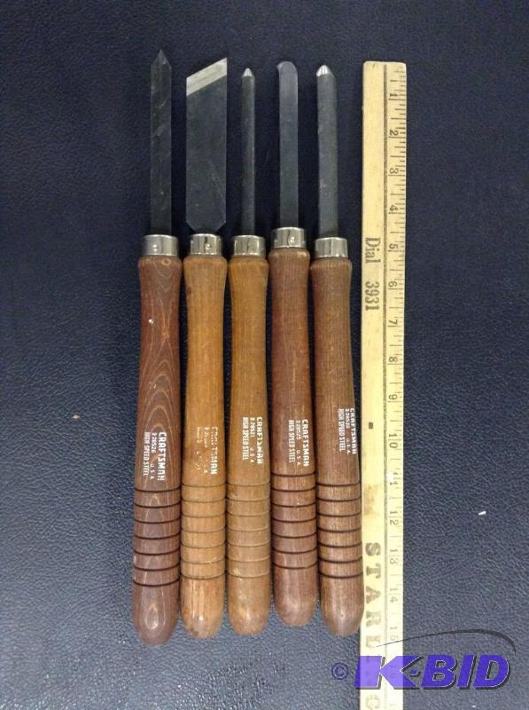 lot 9 image: Set of Five Sears Woodworking Hand Tools