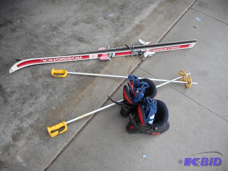 Snow Skis and Boots