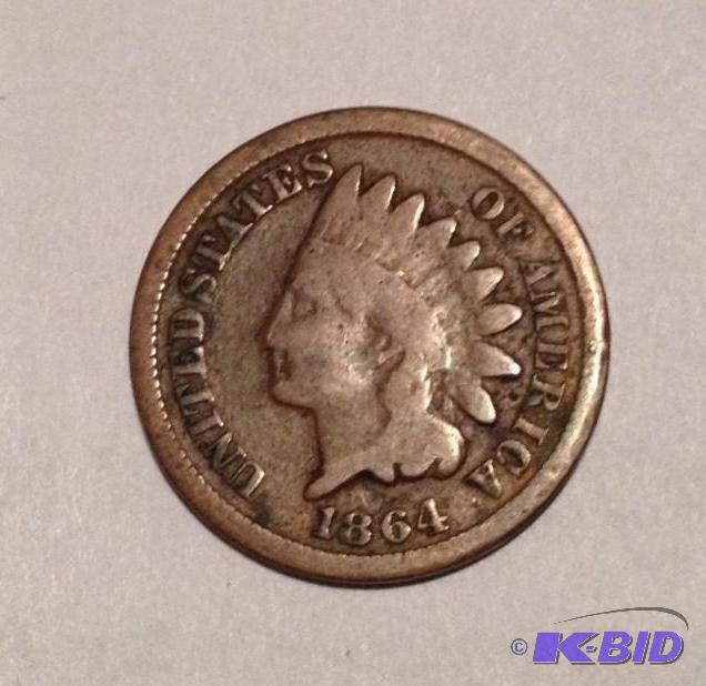 1864 Indian Head Cent Better Date and a Civil War Date
