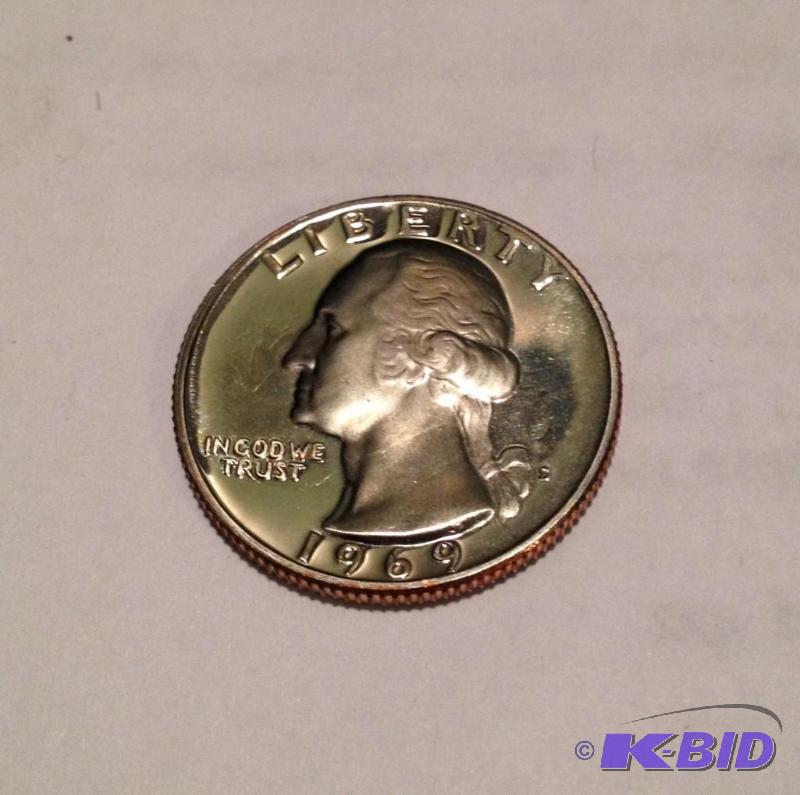 1969-S Washington  Double In God We Trust Nice Cameo Proof