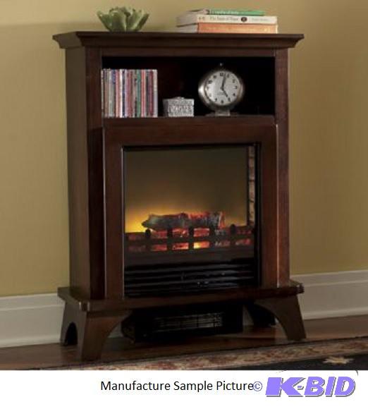 Space Saver Electric Fireplace - Cherry finis...