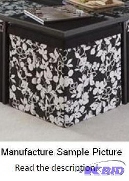 One Black and White Floral Pattern Collapsibl...