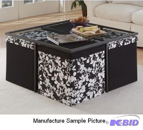 Coffee Table with Nested Seating - This elega...