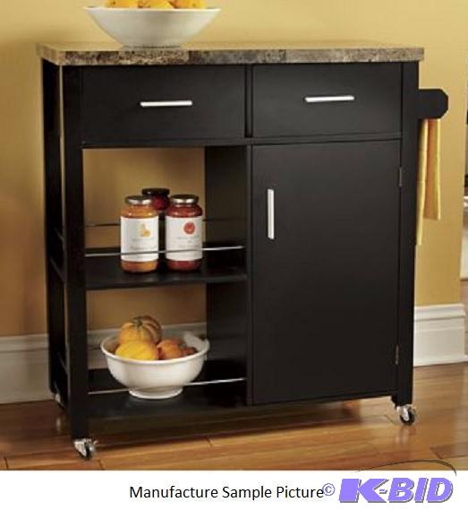 Faux Marble Kitchen Cart -&nbspInfinitely us...