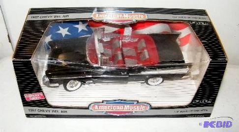 lot 44 image: 1957 Chevy Bel Air Convertible Bank - by Ertl...