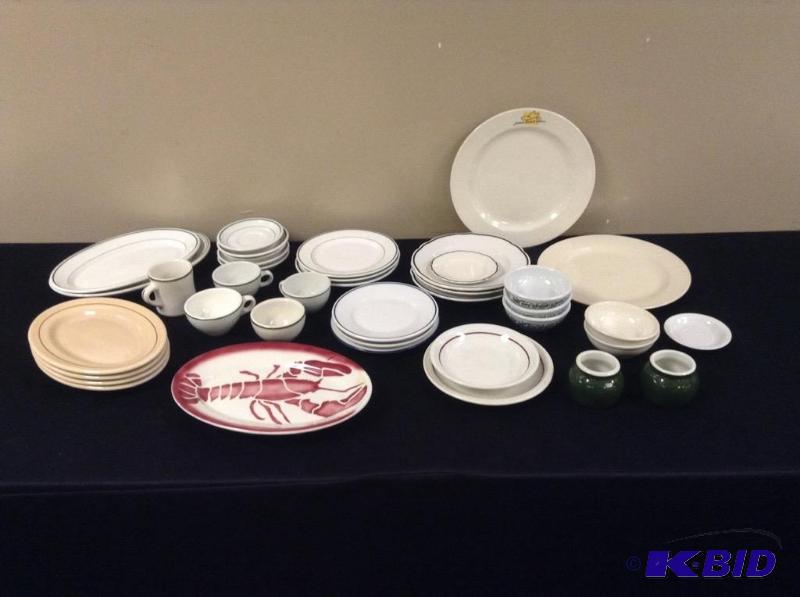 lot 100 image: Assortment Restaurant Dinnerware