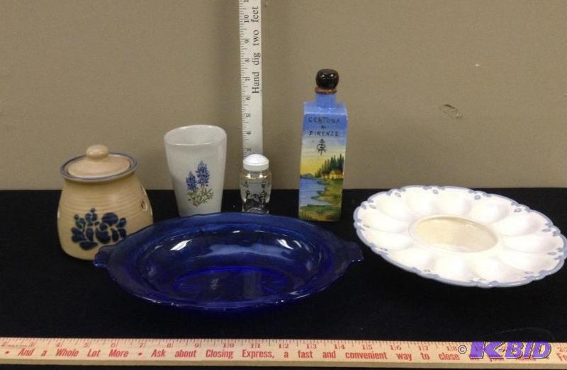 lot 106 image: Asssorted Glass and Pottery
