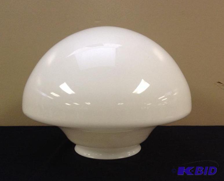 lot 113 image: Glass School House Light Cover