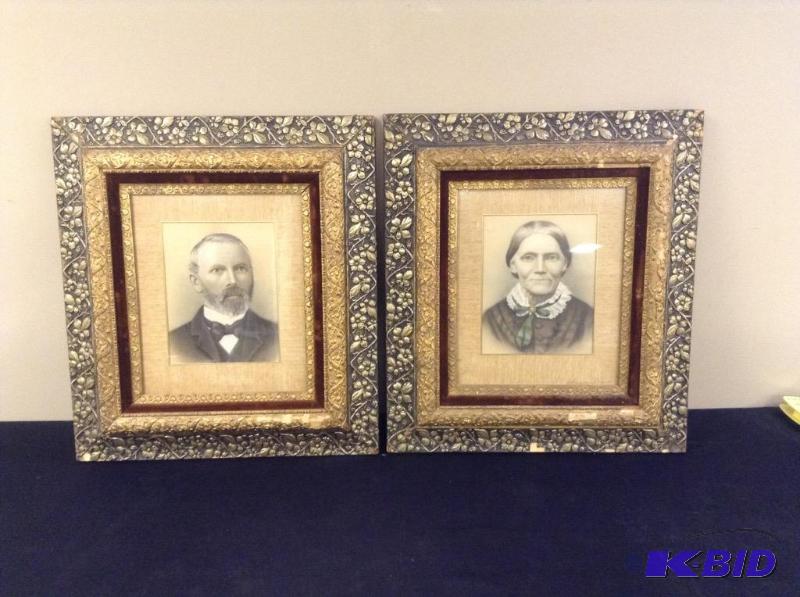 lot 116 image: Beautiful Antique Ornate Gilt Picture Frames