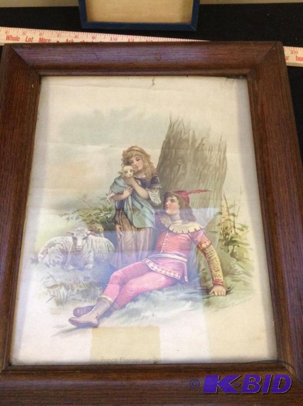 lot 125 image: Two Vintage Framed Pictures