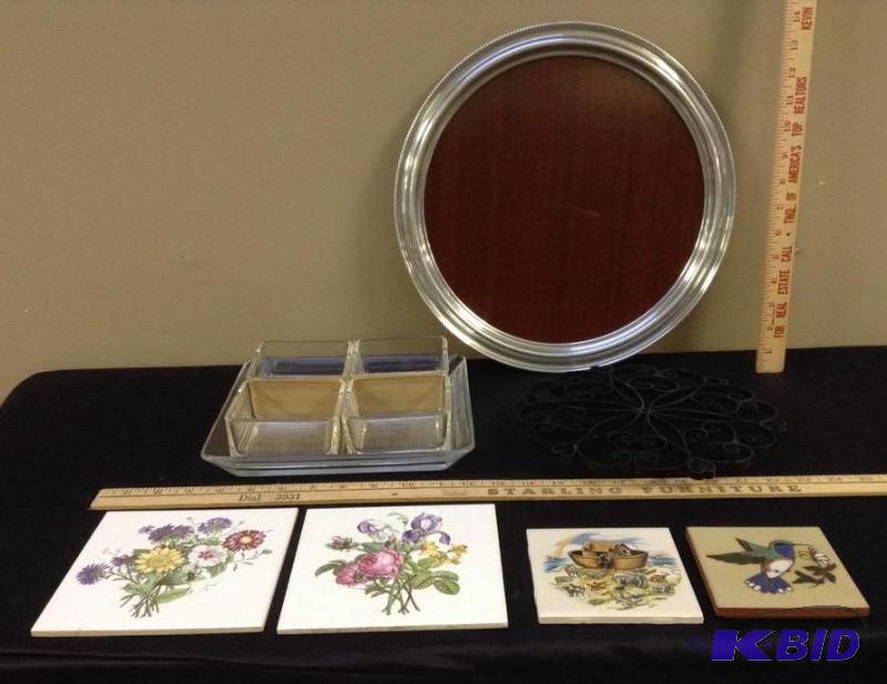 lot 127 image: Vintage Tray and more