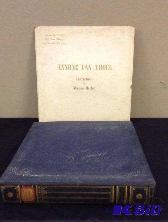 lot 135 image: Anyone Can Yodel LP and Book of Decca Records