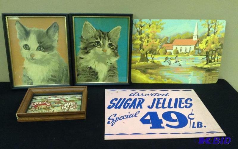 lot 140 image: Paint by Number Pictures and More