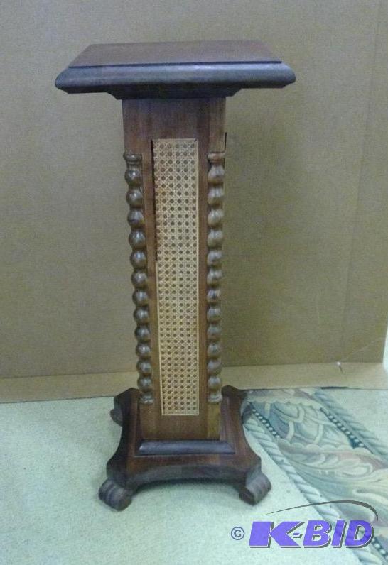 lot 51 image: Old Hand Crafted Pedestal