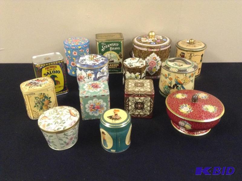 lot 90 image: Vintage Tin Collection