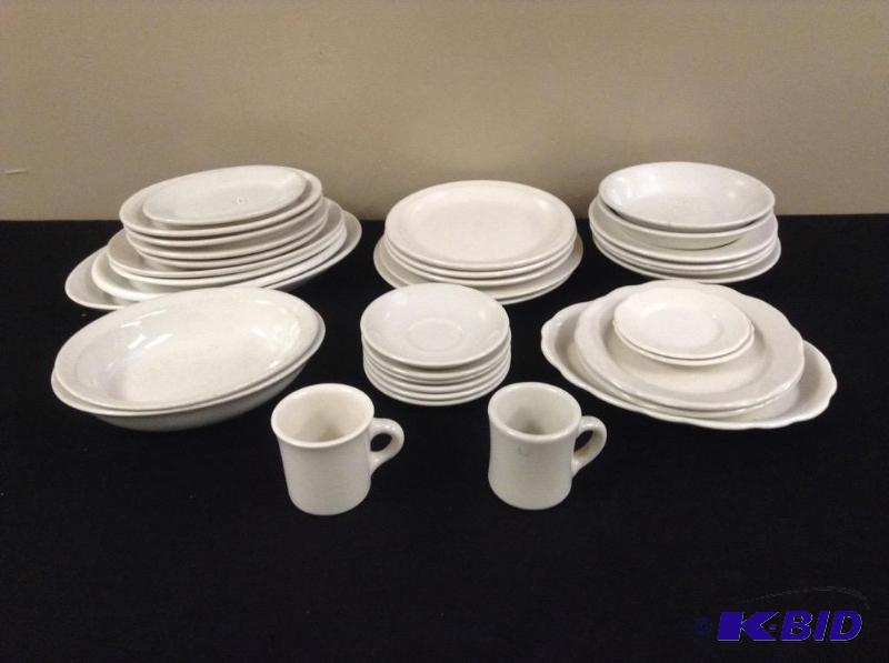 lot 96 image: Restaurant Dinnerware - Limoges, Homer Laughlin & More