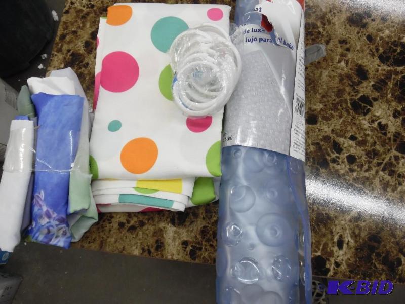 Shower curtain, rings