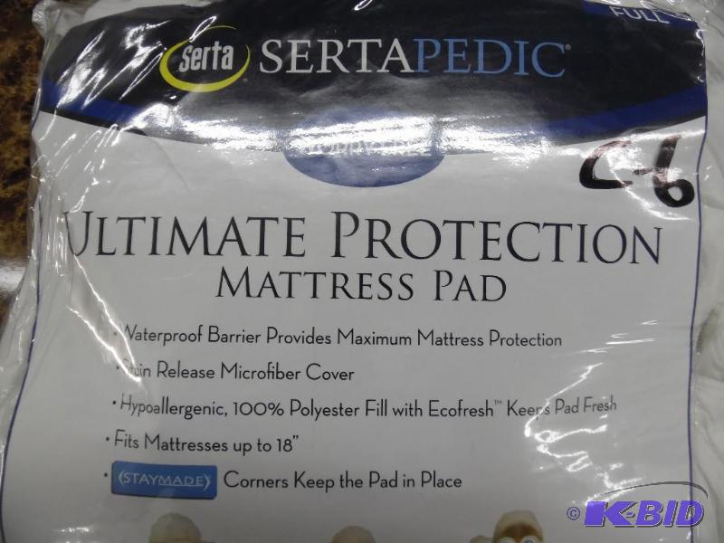 Serta full size mattress pad