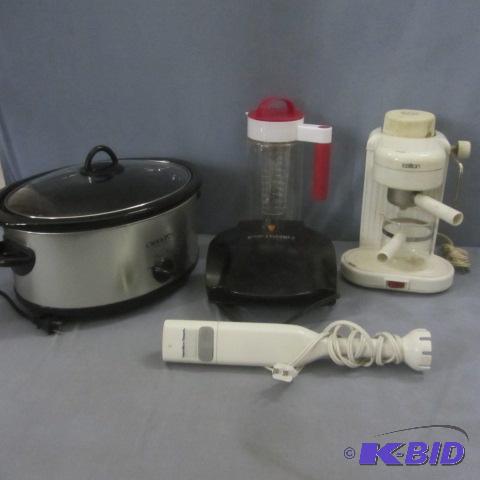Crockpot, G Foreman Grill, HB Blender