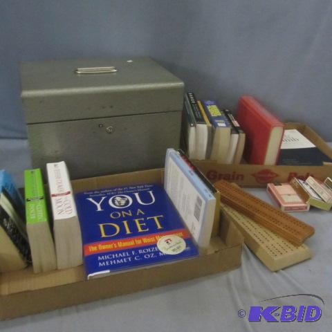 File Box, Card Games, Books