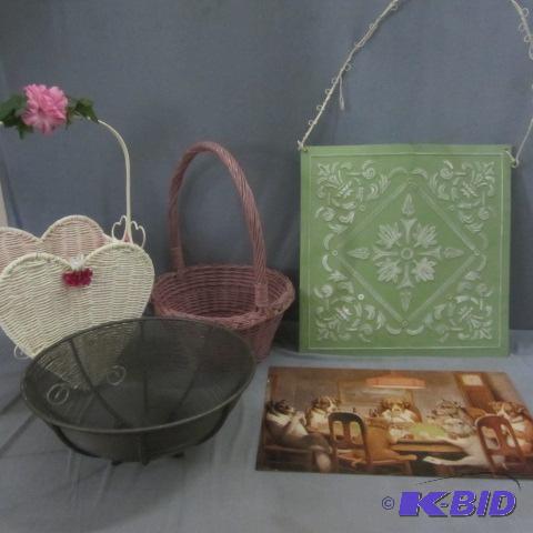 Baskets, Dogs Playing Poker