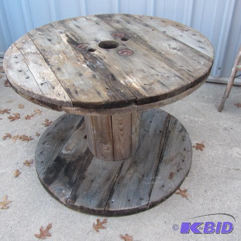 Wooden Wire Spool