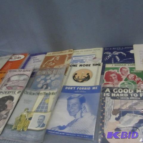 Vintage Sheet Music