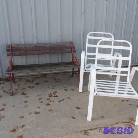 Park Bench & Chairs