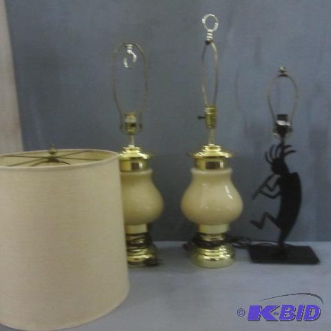 Ivory Table Lamps, Kokopelli Lamp