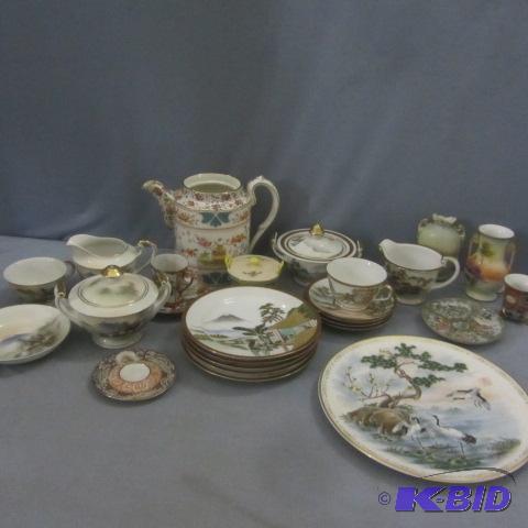 Oriental Cups, Cream, Sugar