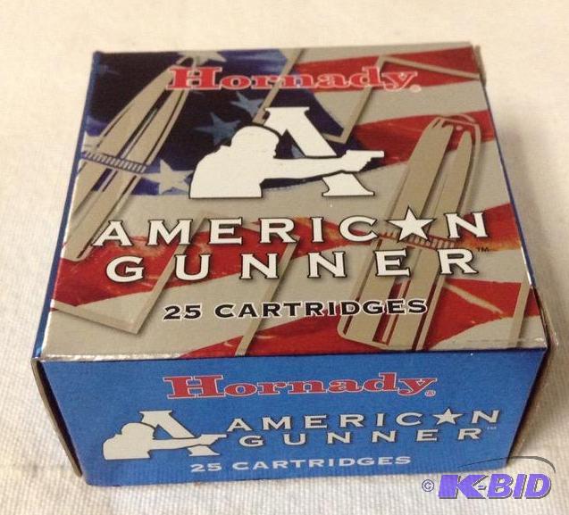 lot 19 image: Hornady American Gunner 9MM Luger Ammo
