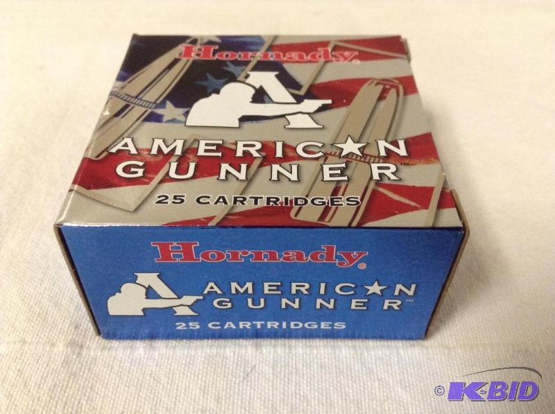 lot 22 image: Hornady American Gunner 9MM Luger 115 Grain Ammo