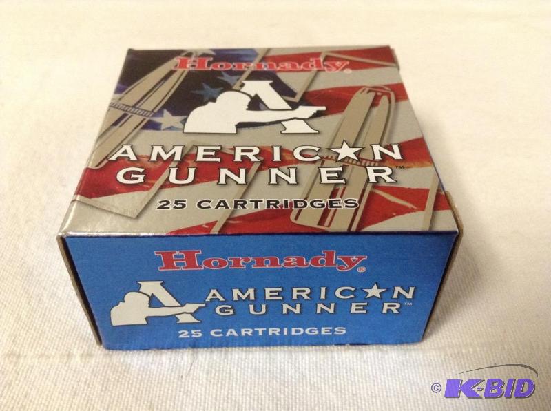 lot 24 image: Hornady American Gunner 9MM Luger 115 Grain Ammo