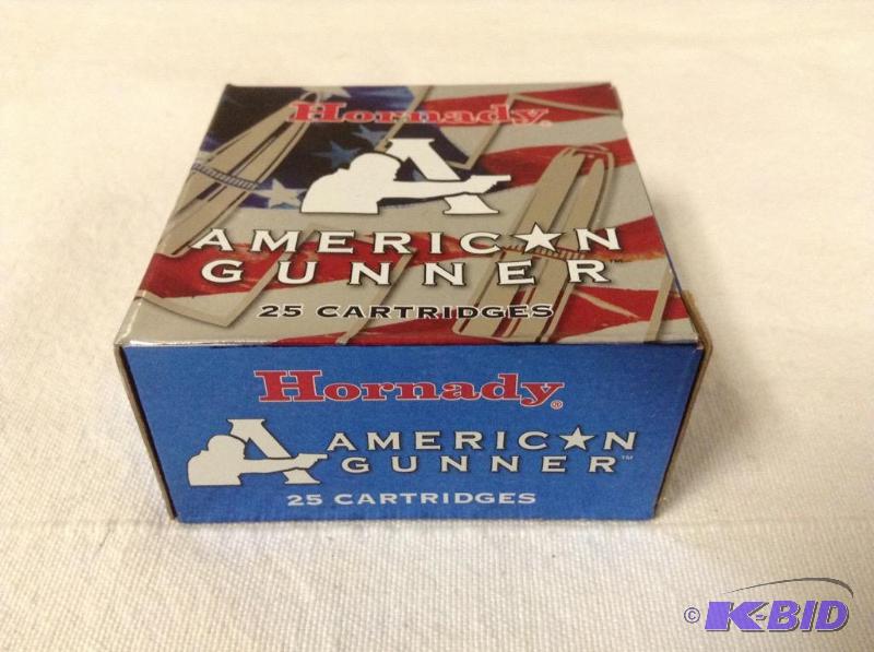 lot 27 image: Hornady American Gunner 9MM Luger 115 Grain Ammo