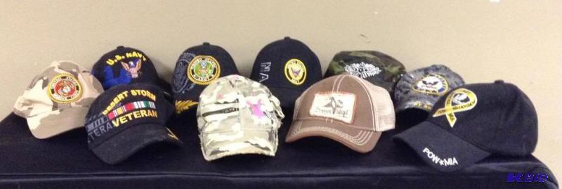 lot 44 image: U.S. Military Service Branch Baseball Style Caps and more