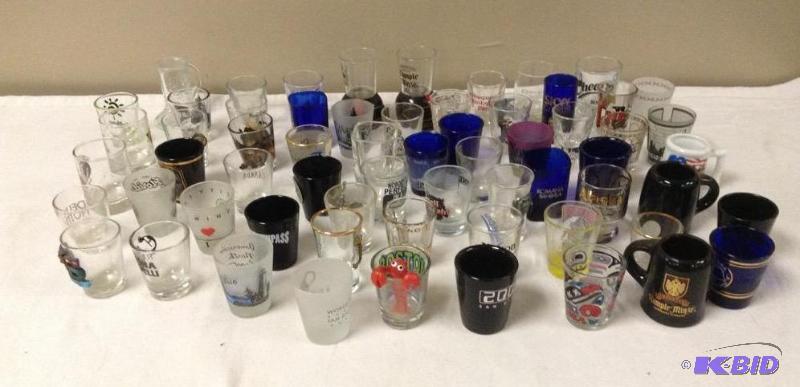 lot 51 image: Large Collection Bar Shot Glasses