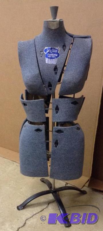 lot 57 image: Vintage Sally Stitch Push Button Dress Form